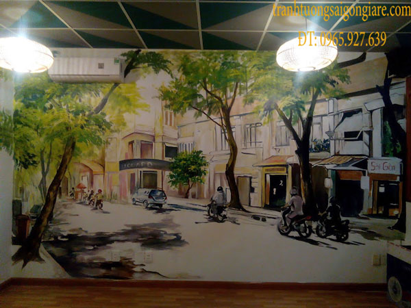 Vẽ Tranh Trang Trí Tường Tại Sài Gòn
