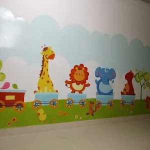 Vẽ Tranh Tường Mầm Non Giá Rẻ Tại TPHCM (Họa Sĩ Xuân Trí)
