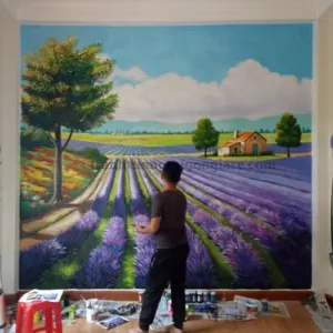 Vẽ Tranh Tường Quán Trà Sữa Độc Đáo Tại TPHCM