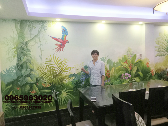 VE TRANH TUONG PHONG BEP