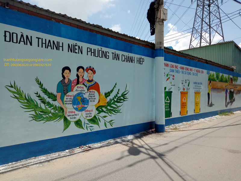 tranh tuong co dong