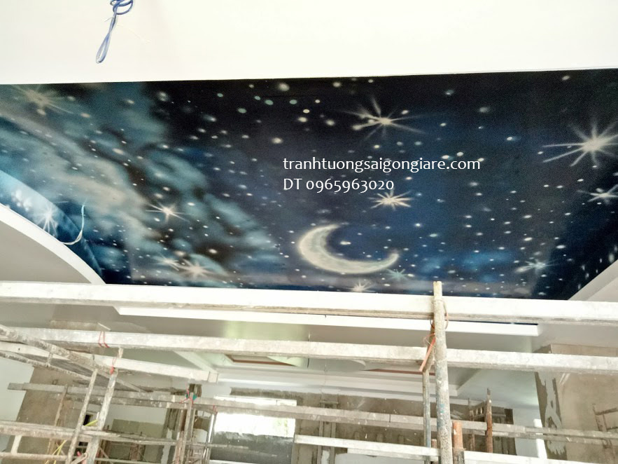 dịch vụ vẽ tranh tường trần nhà