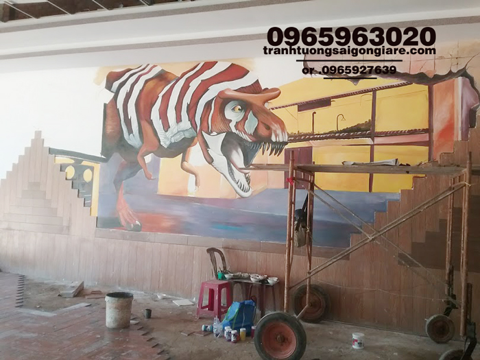 ve tranh tuong 3d