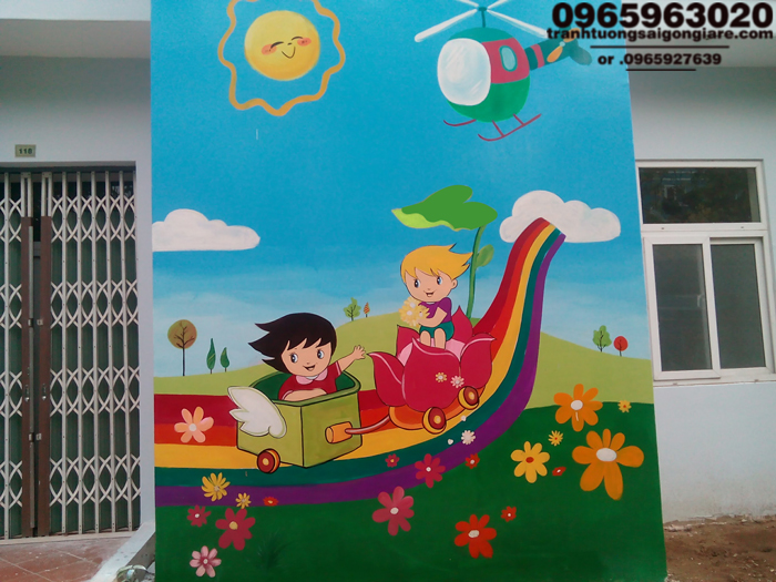 ve tranh tuong mam non