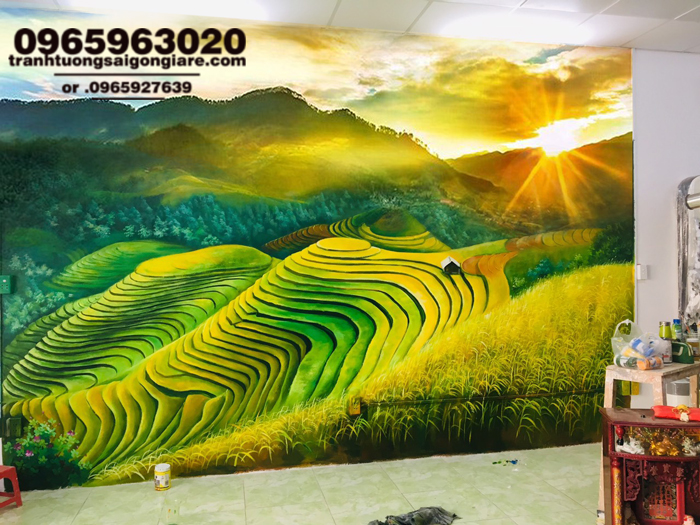 ve tranh tuong phong canh