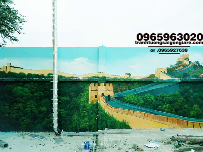 vẽ tranh phong cảnh giá rẻ